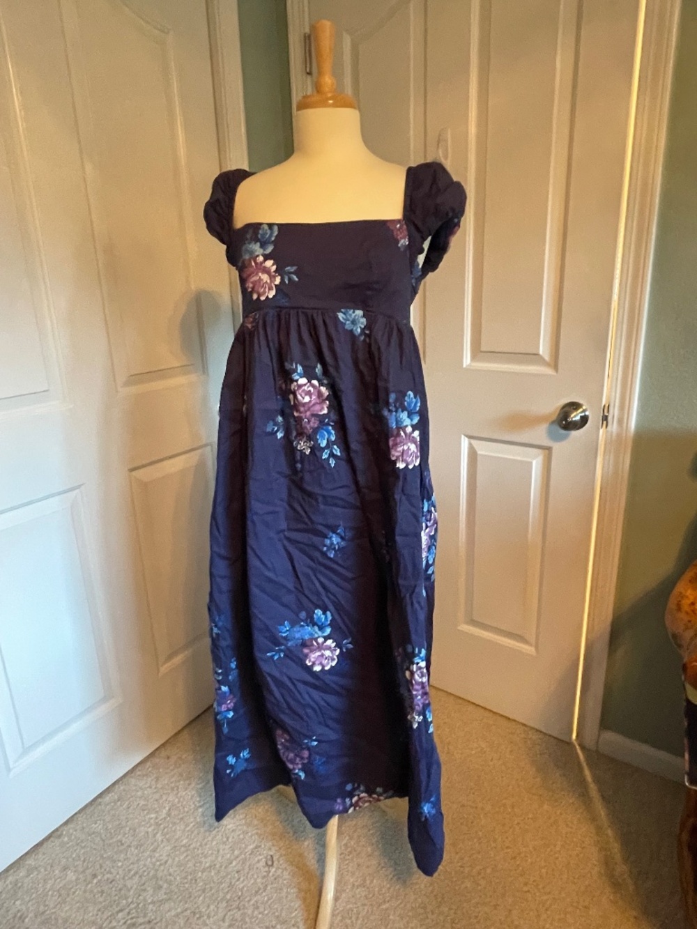 Free People Linda Lou Poplin Dress - Size Medium